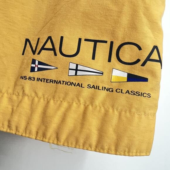 2‎ Nautica Shorts Men 2XL XXL White Blue Red Fleece Americana Yellow Swim Trunks - Picture 10 of 15